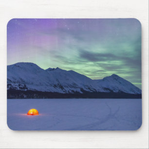 Northern Lights Moose Pass Kenai Peninsula Mouse Pad