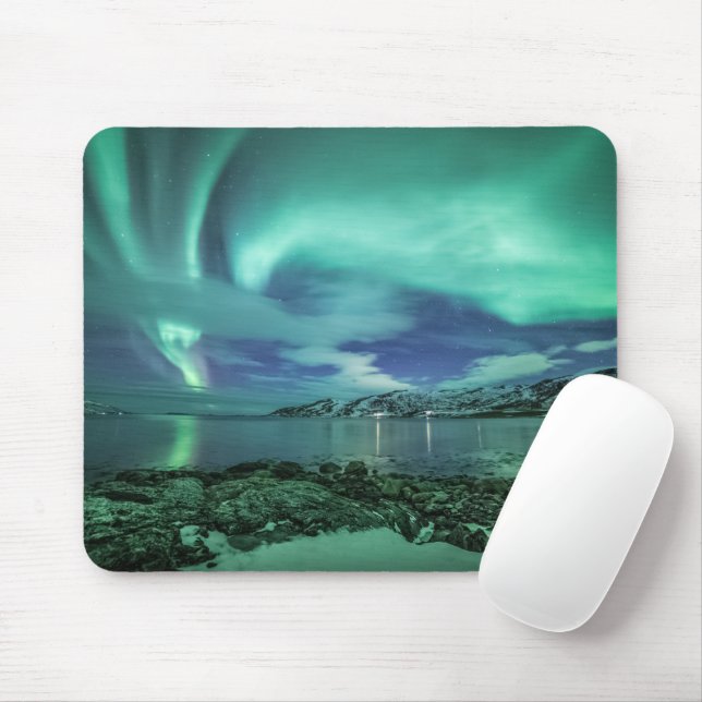 Northern Lights Mouse Pad (With Mouse)