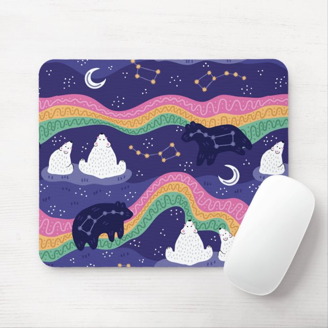 Northern Lights Mousepad (With Mouse)