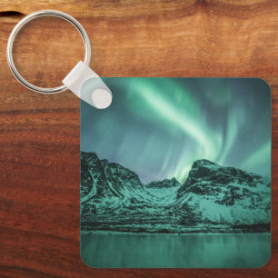 Northern Lights Nature Photo Keychain