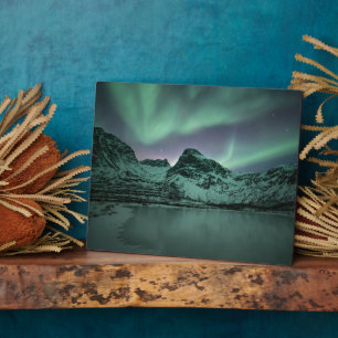 Northern Lights Nature Photo Plaque