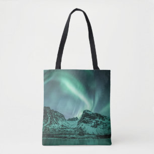 Northern Lights Nature Photo Tote Bag