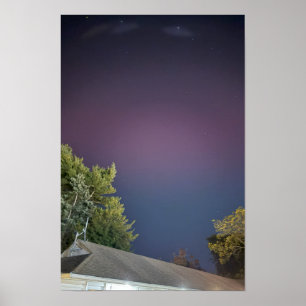 Northern Lights New Jersey Poster