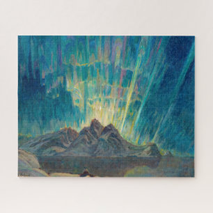 Northern Lights, North Norway by Anna Boberg Jigsaw Puzzle
