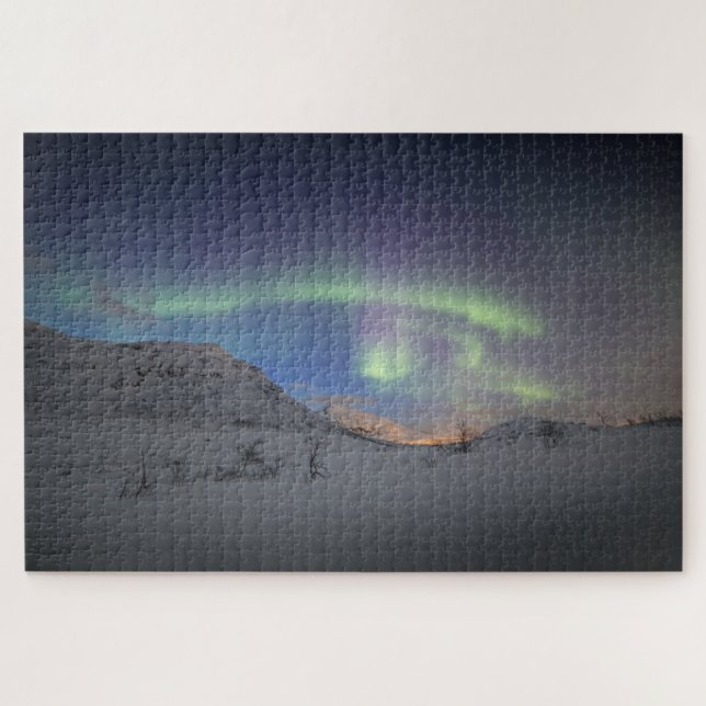 Northern Lights North Norway Jigsaw Puzzle (Horizontal)