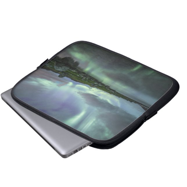 Northern Lights North Norway Laptop Sleeve (Front Bottom)