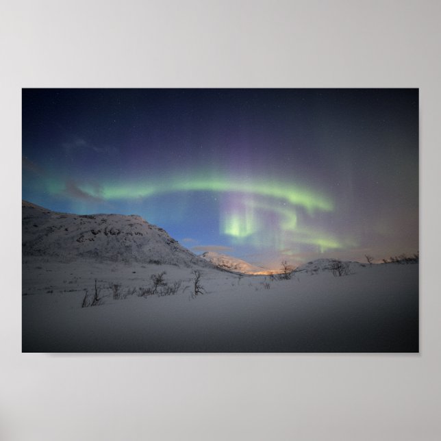 Northern Lights North Norway Poster (Front)