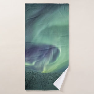 Northern Lights Norway  Bath Towel