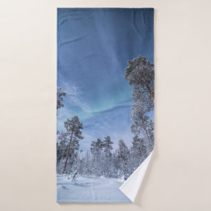 Northern Lights Norway Bath Towel