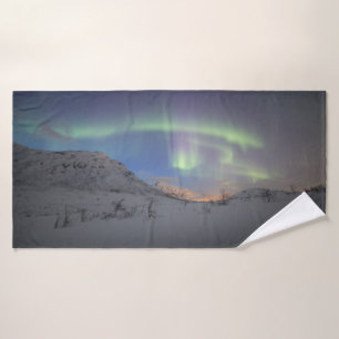Northern Lights Norway Bath Towel