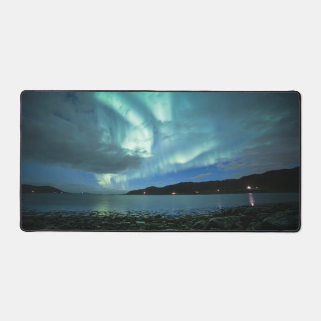 Northern Lights Norway Desk Mat (Front)