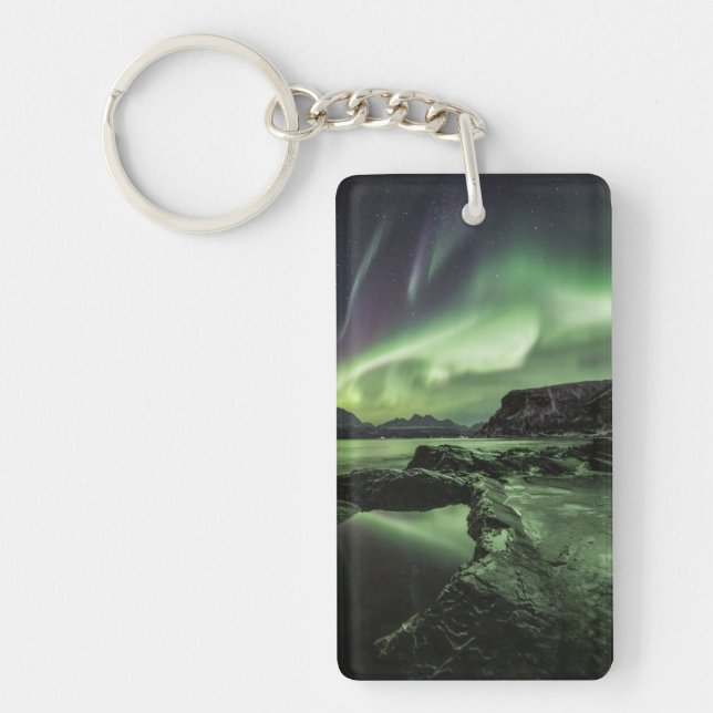 Northern Lights Norway Keychain (Front)