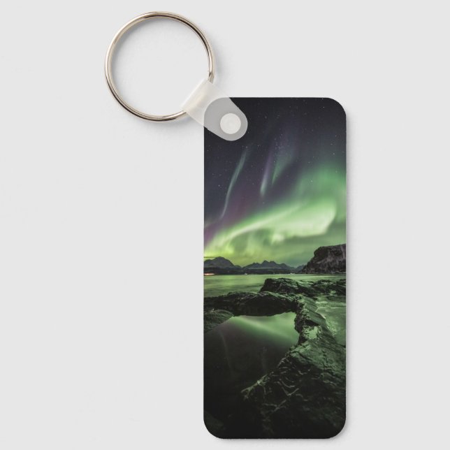 Northern Lights Norway Keychain (Front)