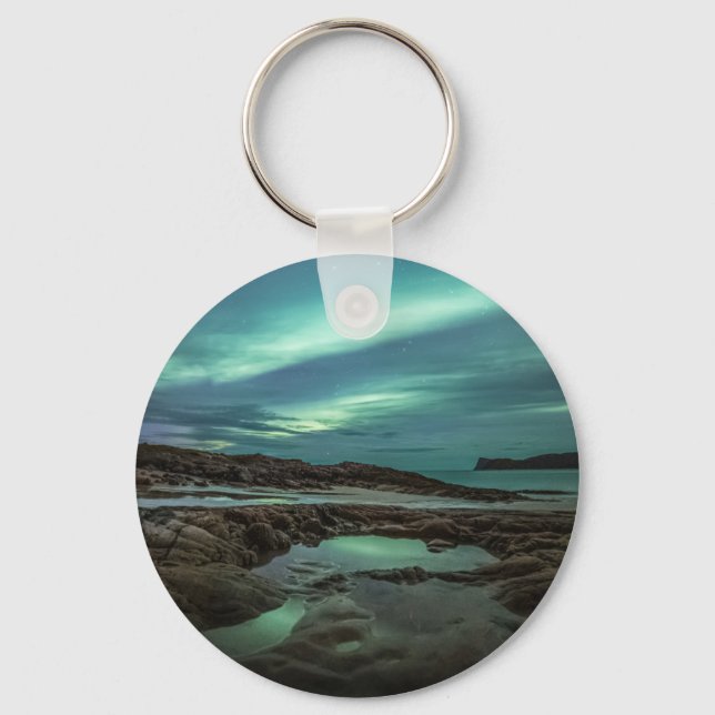 Northern Lights Norway Keychain (Front)