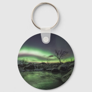 Northern Lights Norway Keychain