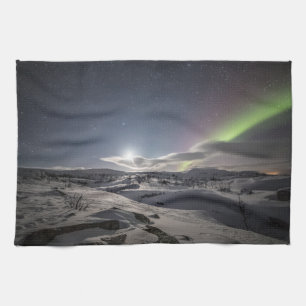 Northern Lights Norway Kitchen Towel