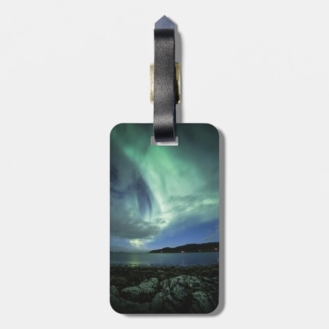 Northern Lights Norway  Luggage Tag (Back Vertical)