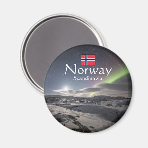 Northern Lights Norway Magnet