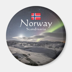 Northern Lights Norway Magnet