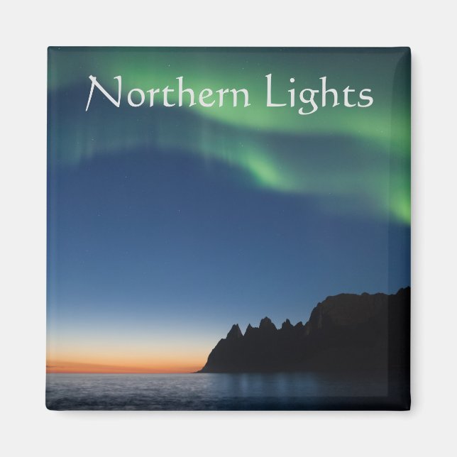 Northern Lights Norway Magnet (Front)