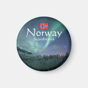 Northern Lights Norway Magnet