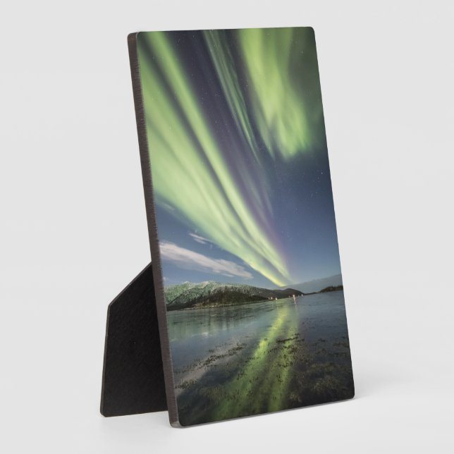 Northern Lights Norway Plaque (Side)