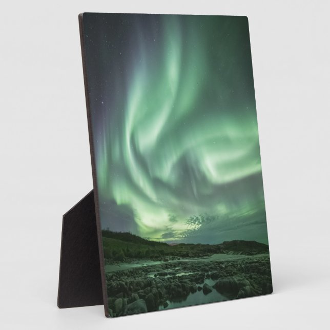 Northern Lights Norway Plaque (Side)