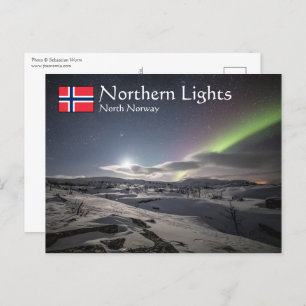 Northern Lights Norway Postcard