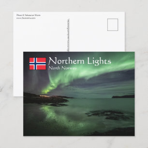 Northern Lights Norway Postcard