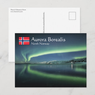 Northern Lights Norway Postcard