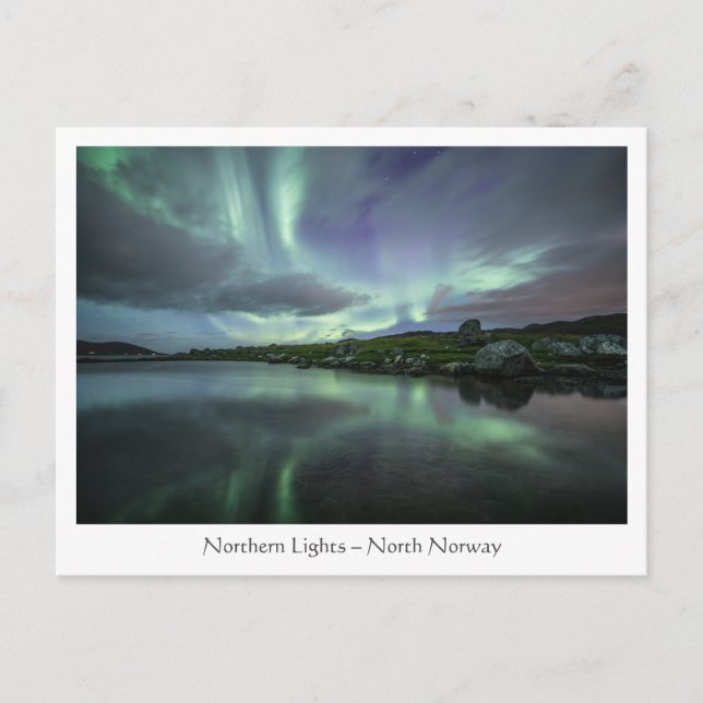 Northern Lights Norway Postcard (Front)