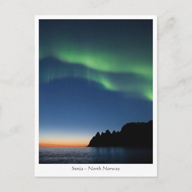 Northern Lights Norway Postcard (Front)