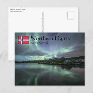 Northern Lights Norway Postcard