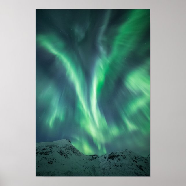 Northern Lights Norway Poster (Front)