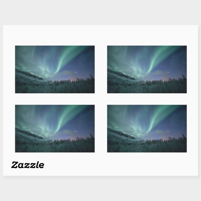 Northern Lights Norway Sticker (Sheet)