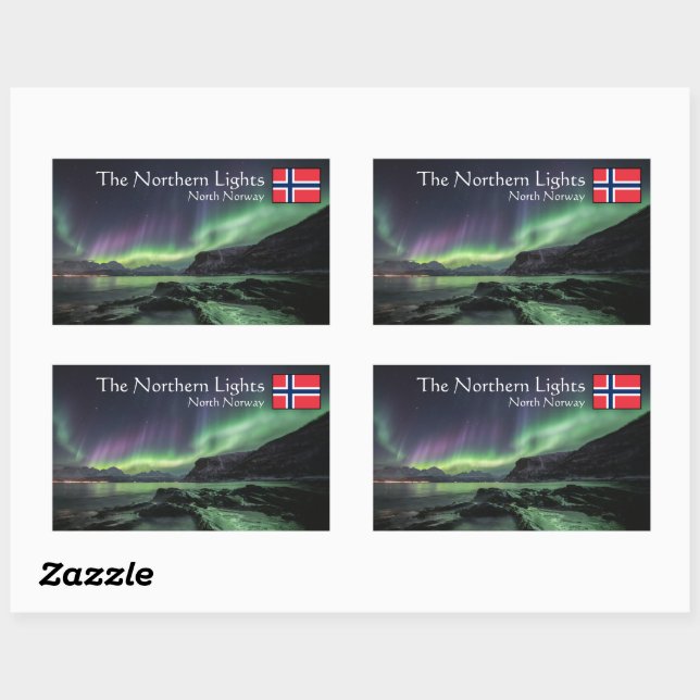 Northern Lights Norway Sticker (Sheet)