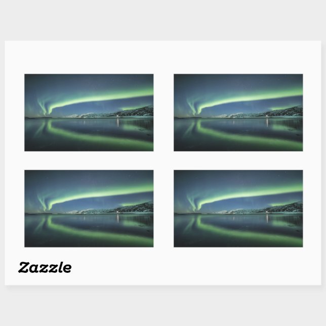 Northern Lights Norway Sticker (Sheet)