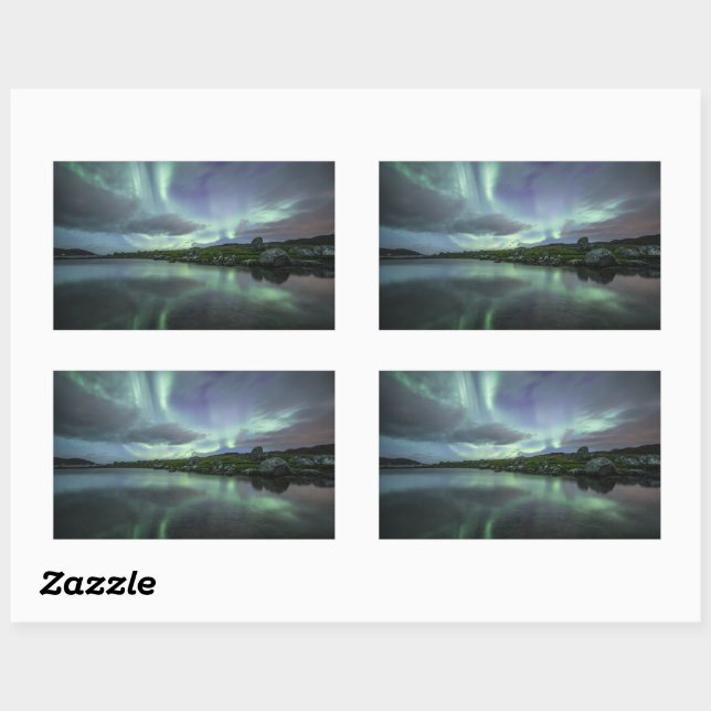 Northern Lights Norway Sticker (Sheet)