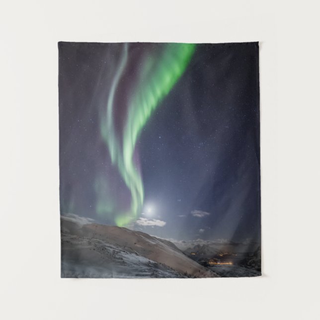 Northern Lights Norway Tapestry (Front)