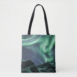 Northern Lights Norway Tote Bag