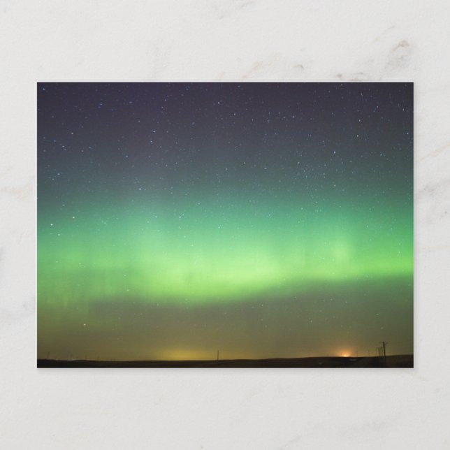 Northern Lights over Alberta Postcard (Front)