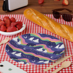 Northern Lights Paper Plates