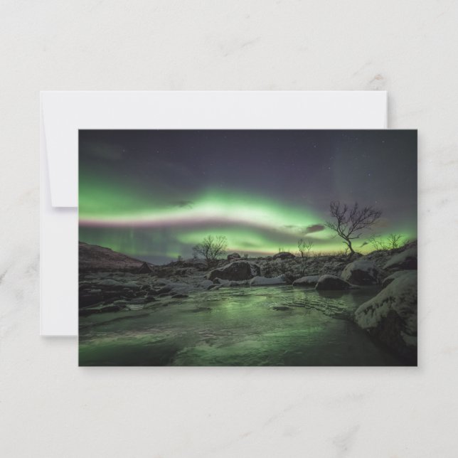 Northern Lights Photo Card (Front)