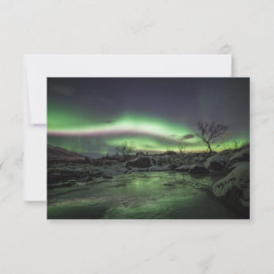 Northern Lights Photo Card