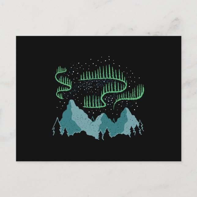Northern Lights Postcard (Front)