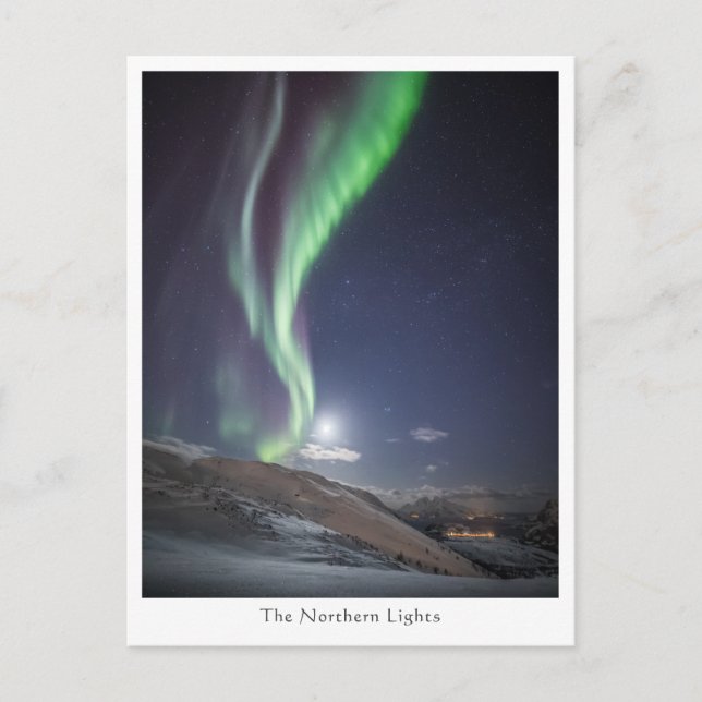 Northern Lights Postcard (Front)