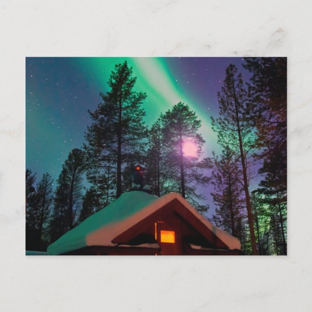 Northern Lights Postcard (Front)