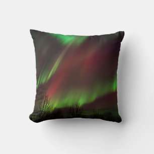 Northern Lights Scandinavia, Iceland Throw Pillow