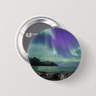 Northern Lights Senja 2 Inch Round Button