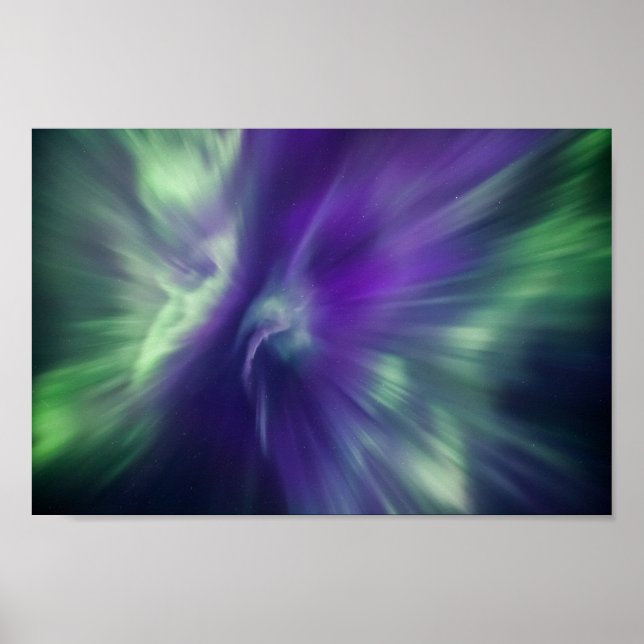 Northern Lights Sky Poster (Front)
